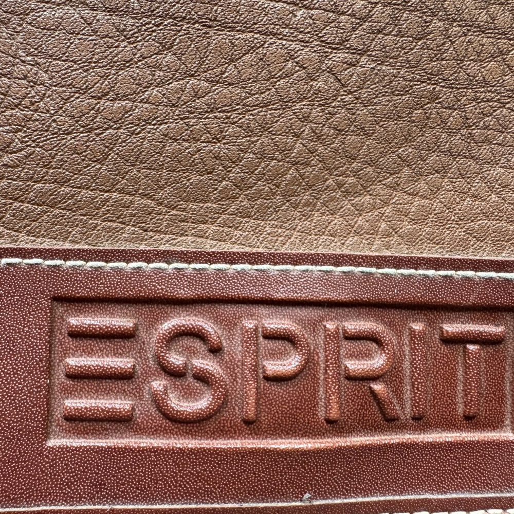 PurseN Brown Leather Bag with Pebbled Texture